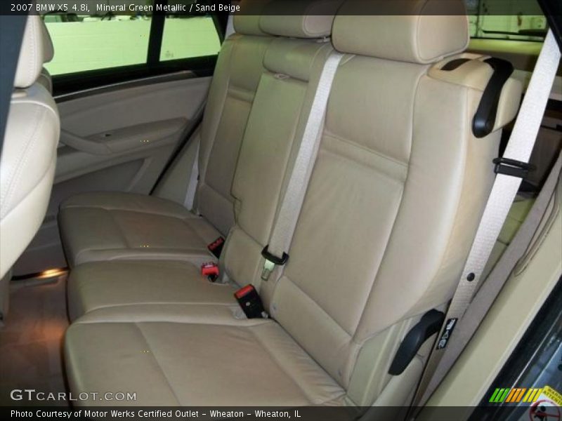 Mineral Green Metallic / Sand Beige 2007 BMW X5 4.8i