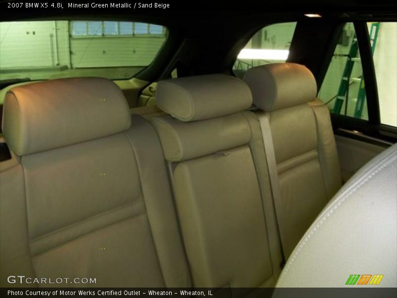 Mineral Green Metallic / Sand Beige 2007 BMW X5 4.8i