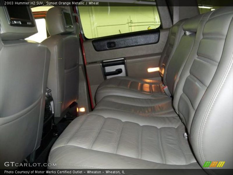  2003 H2 SUV Wheat Interior