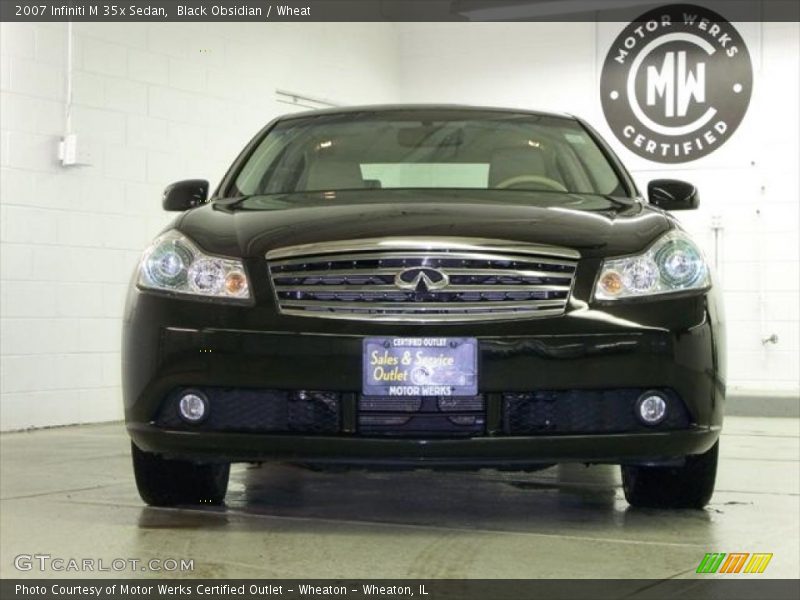Black Obsidian / Wheat 2007 Infiniti M 35x Sedan