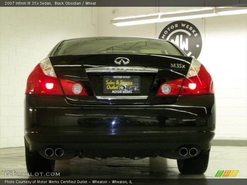 Black Obsidian / Wheat 2007 Infiniti M 35x Sedan