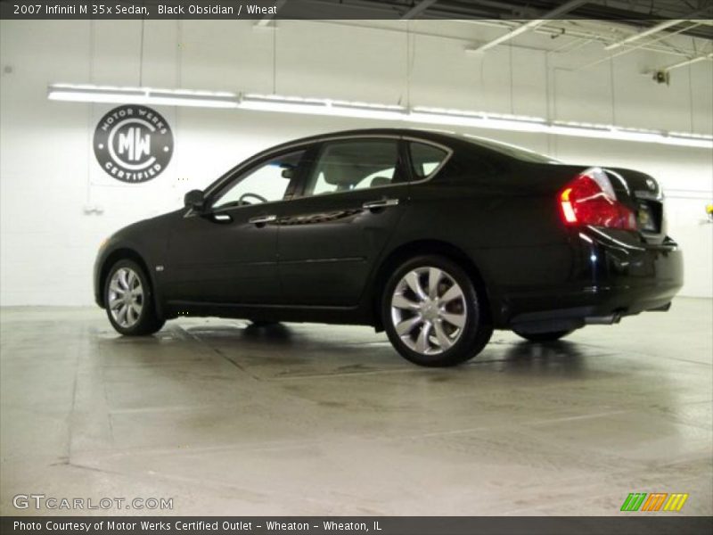 Black Obsidian / Wheat 2007 Infiniti M 35x Sedan