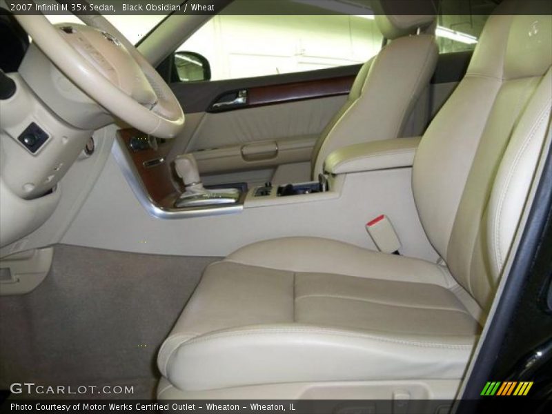 Black Obsidian / Wheat 2007 Infiniti M 35x Sedan