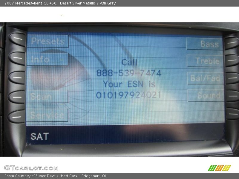 Desert Silver Metallic / Ash Grey 2007 Mercedes-Benz GL 450