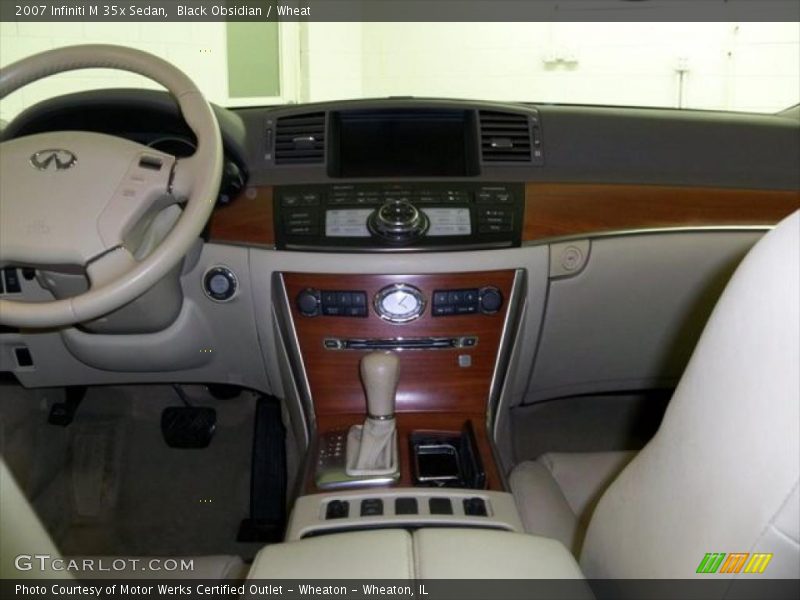 Black Obsidian / Wheat 2007 Infiniti M 35x Sedan