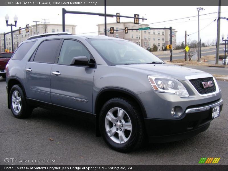  2007 Acadia SLE AWD Blue Gold Metallic