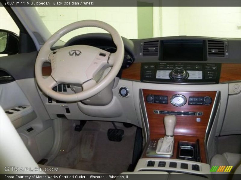 Black Obsidian / Wheat 2007 Infiniti M 35x Sedan