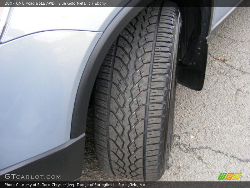 Blue Gold Metallic / Ebony 2007 GMC Acadia SLE AWD