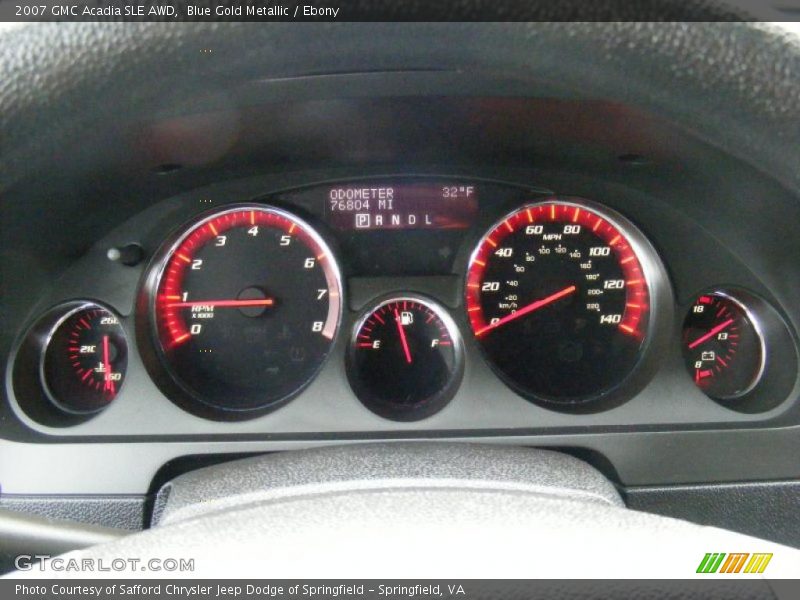  2007 Acadia SLE AWD SLE AWD Gauges