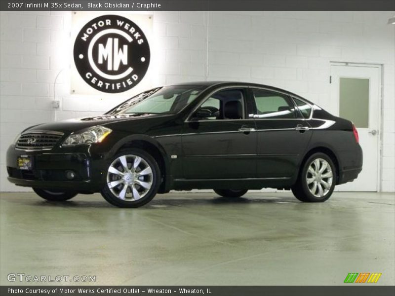 Black Obsidian / Graphite 2007 Infiniti M 35x Sedan