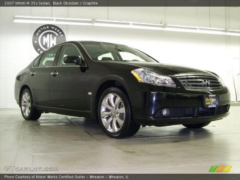 Black Obsidian / Graphite 2007 Infiniti M 35x Sedan