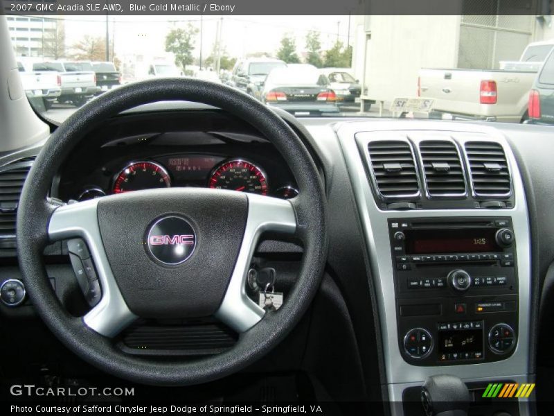 Blue Gold Metallic / Ebony 2007 GMC Acadia SLE AWD
