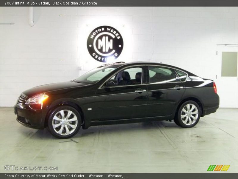 Black Obsidian / Graphite 2007 Infiniti M 35x Sedan