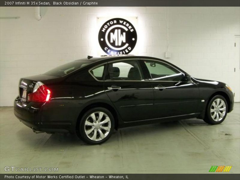 Black Obsidian / Graphite 2007 Infiniti M 35x Sedan