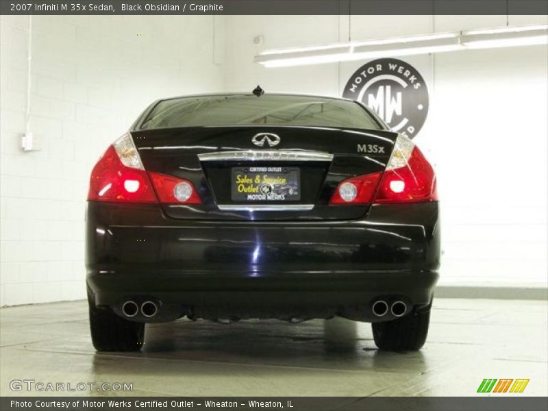 Black Obsidian / Graphite 2007 Infiniti M 35x Sedan