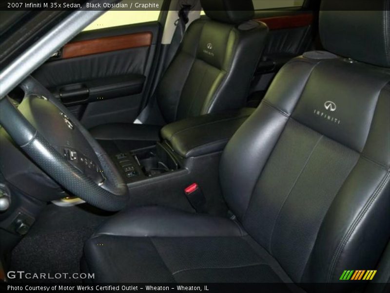 Black Obsidian / Graphite 2007 Infiniti M 35x Sedan