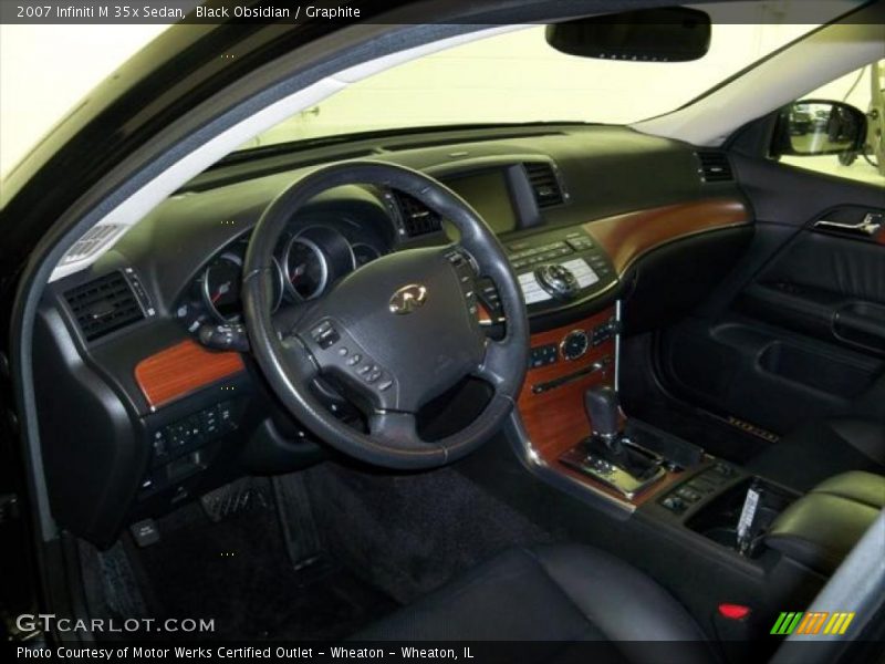 Black Obsidian / Graphite 2007 Infiniti M 35x Sedan