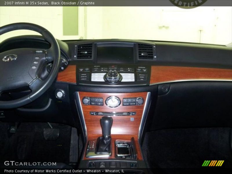 Black Obsidian / Graphite 2007 Infiniti M 35x Sedan