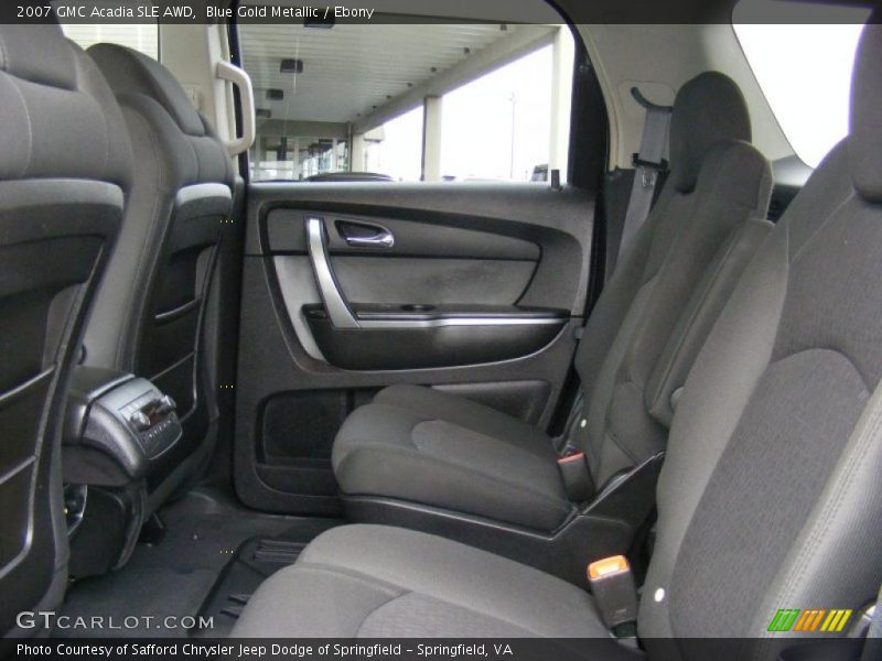  2007 Acadia SLE AWD Ebony Interior
