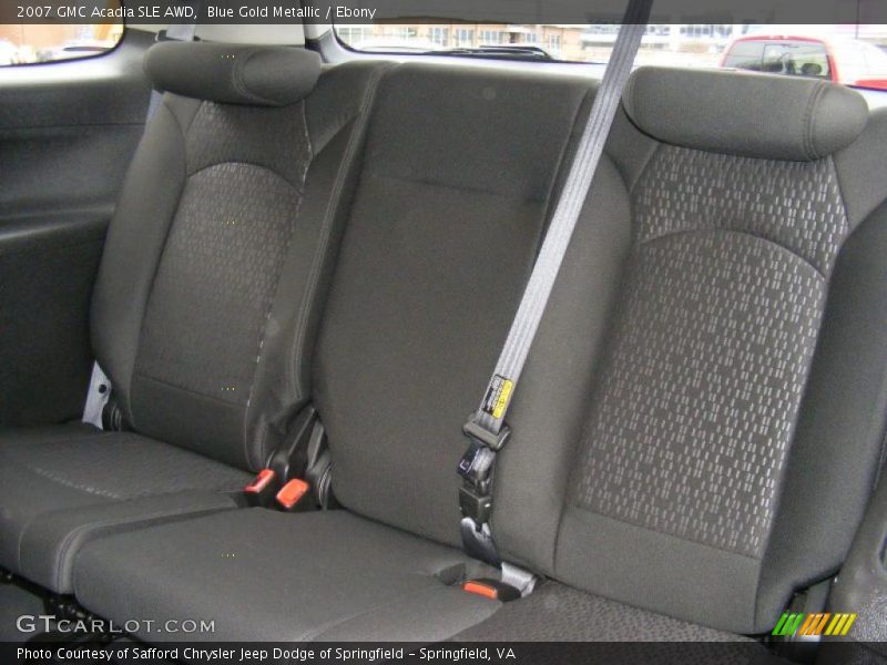  2007 Acadia SLE AWD Ebony Interior