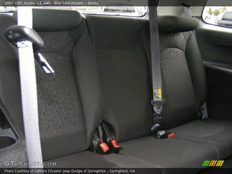 2007 Acadia SLE AWD Ebony Interior