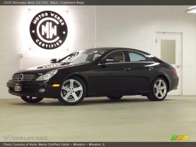 Black / Cashmere Beige 2006 Mercedes-Benz CLS 500