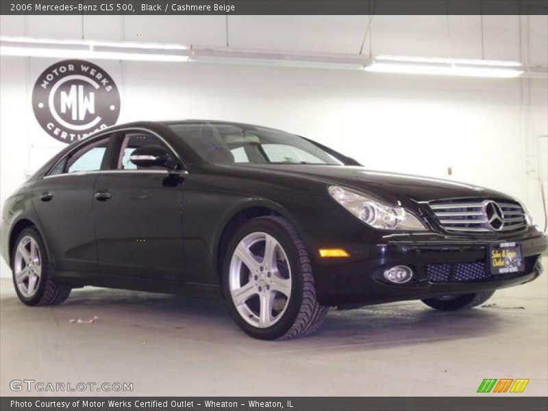 Black / Cashmere Beige 2006 Mercedes-Benz CLS 500