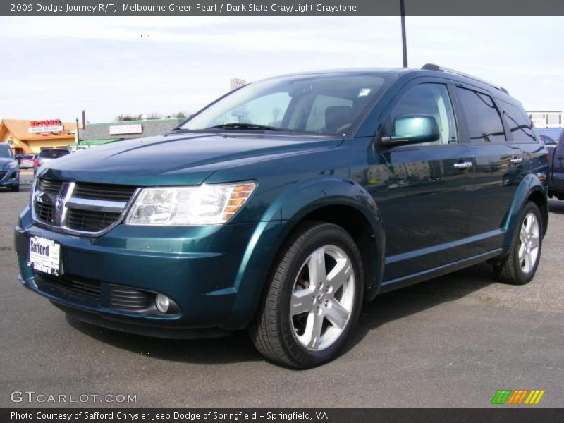 Melbourne Green Pearl / Dark Slate Gray/Light Graystone 2009 Dodge Journey R/T