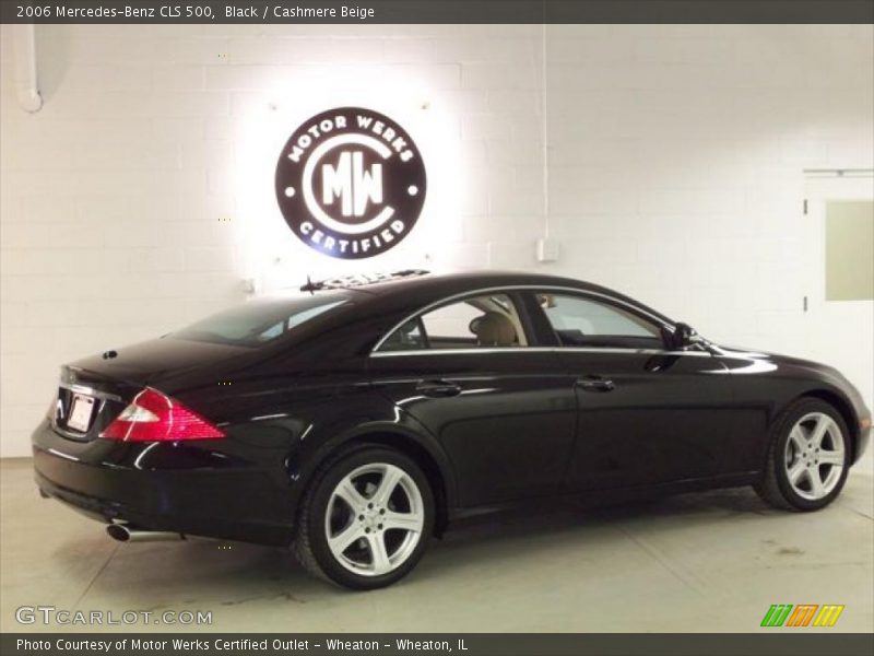 Black / Cashmere Beige 2006 Mercedes-Benz CLS 500