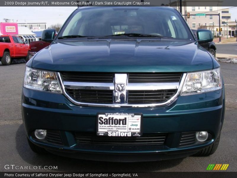 Melbourne Green Pearl / Dark Slate Gray/Light Graystone 2009 Dodge Journey R/T