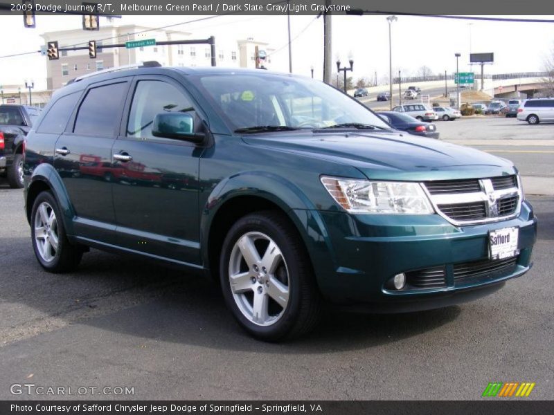 Melbourne Green Pearl / Dark Slate Gray/Light Graystone 2009 Dodge Journey R/T