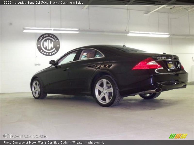 Black / Cashmere Beige 2006 Mercedes-Benz CLS 500