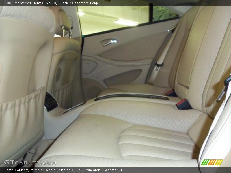 Black / Cashmere Beige 2006 Mercedes-Benz CLS 500