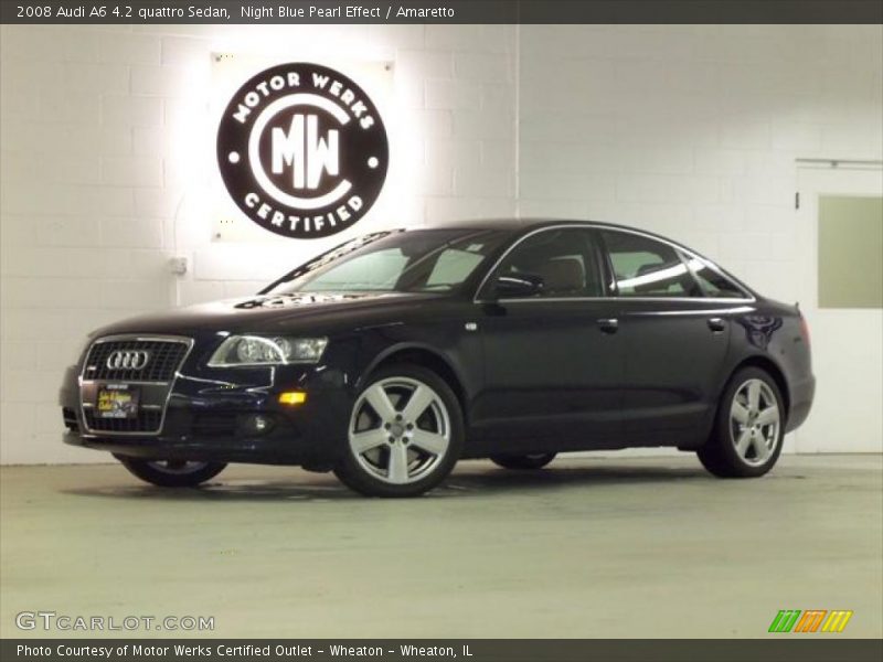 Night Blue Pearl Effect / Amaretto 2008 Audi A6 4.2 quattro Sedan