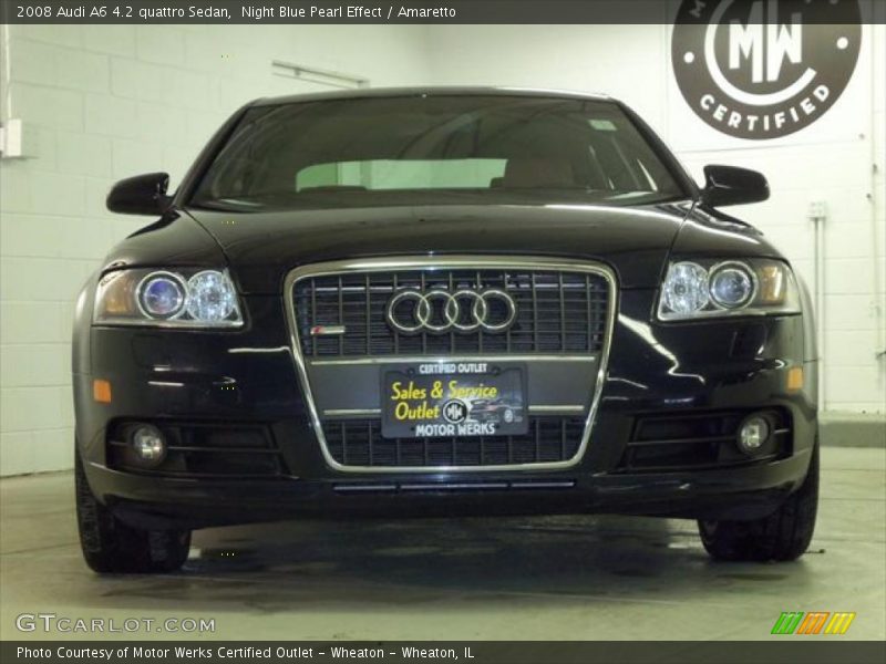 Night Blue Pearl Effect / Amaretto 2008 Audi A6 4.2 quattro Sedan