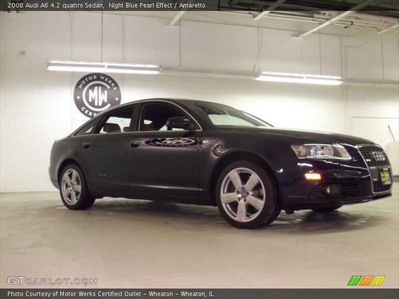 Night Blue Pearl Effect / Amaretto 2008 Audi A6 4.2 quattro Sedan