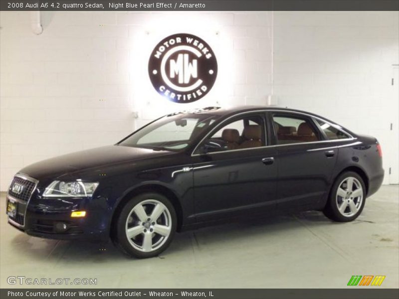 Night Blue Pearl Effect / Amaretto 2008 Audi A6 4.2 quattro Sedan