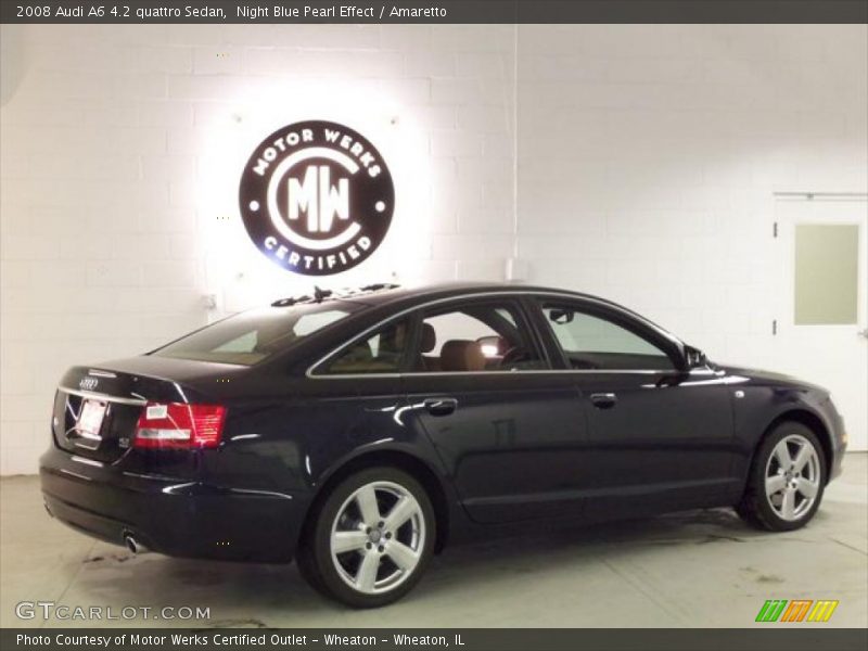 Night Blue Pearl Effect / Amaretto 2008 Audi A6 4.2 quattro Sedan