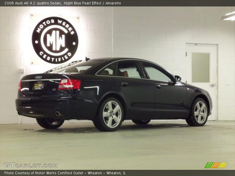 Night Blue Pearl Effect / Amaretto 2008 Audi A6 4.2 quattro Sedan