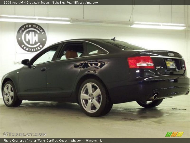 Night Blue Pearl Effect / Amaretto 2008 Audi A6 4.2 quattro Sedan