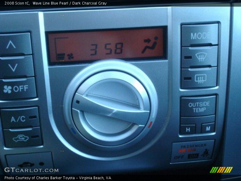 Wave Line Blue Pearl / Dark Charcoal Gray 2008 Scion tC