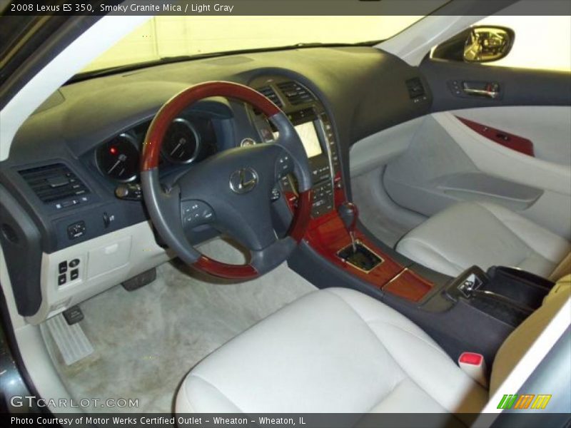Smoky Granite Mica / Light Gray 2008 Lexus ES 350