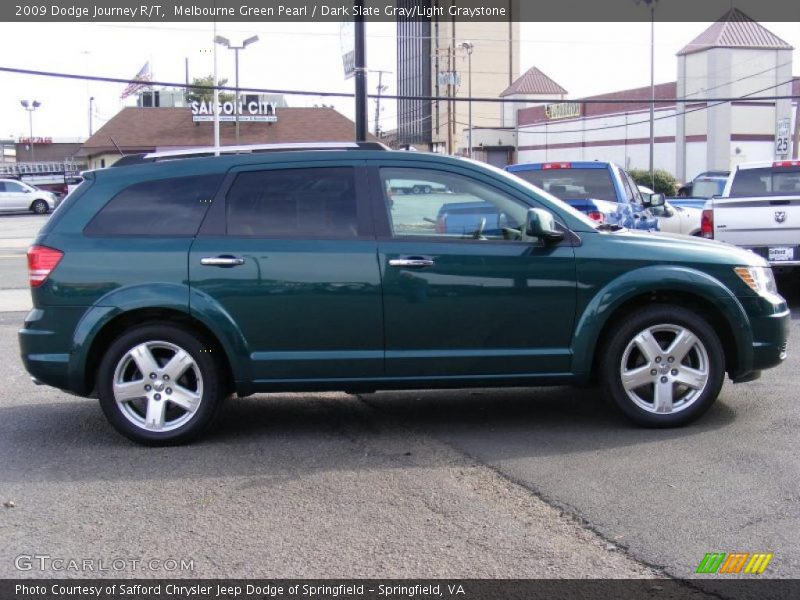 Melbourne Green Pearl / Dark Slate Gray/Light Graystone 2009 Dodge Journey R/T