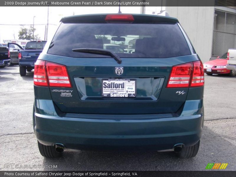 Melbourne Green Pearl / Dark Slate Gray/Light Graystone 2009 Dodge Journey R/T