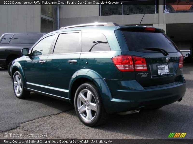 Melbourne Green Pearl / Dark Slate Gray/Light Graystone 2009 Dodge Journey R/T