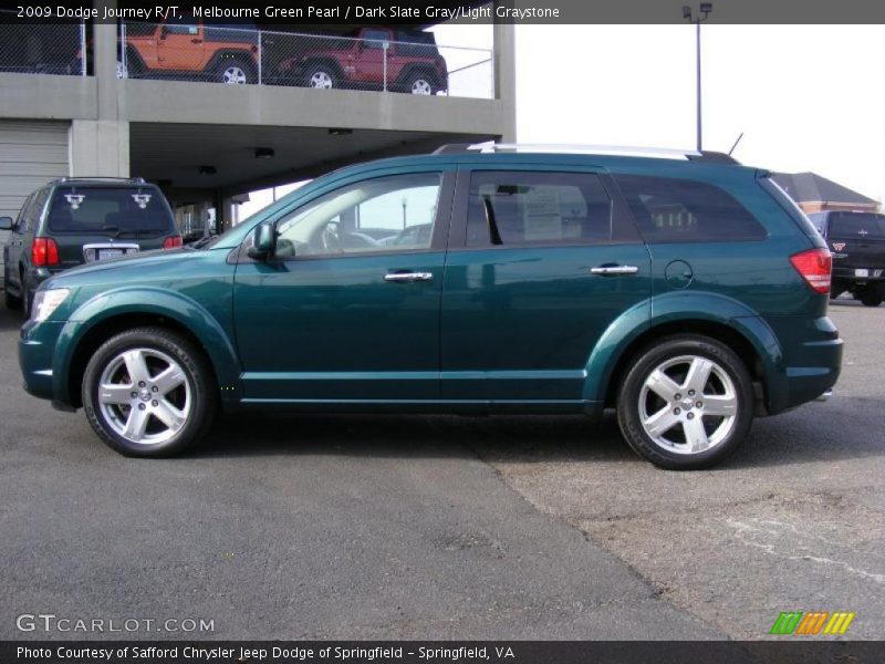 Melbourne Green Pearl / Dark Slate Gray/Light Graystone 2009 Dodge Journey R/T
