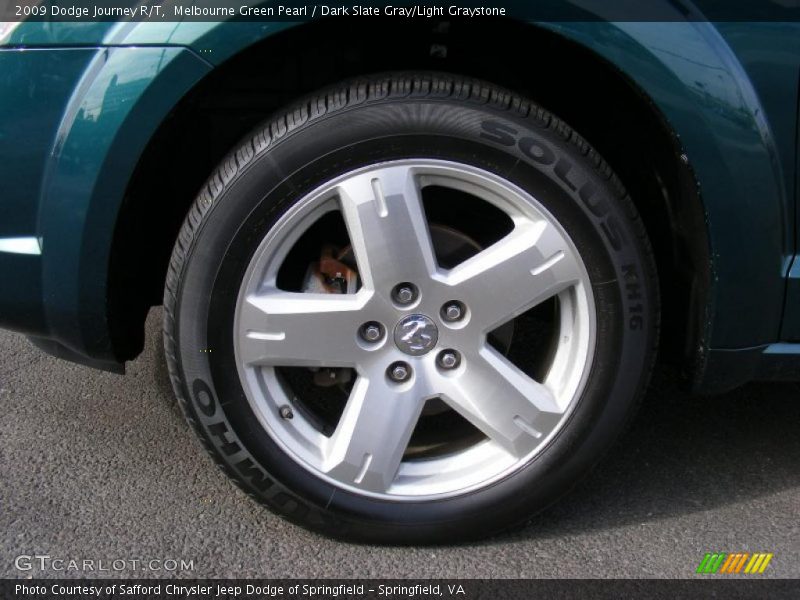 Melbourne Green Pearl / Dark Slate Gray/Light Graystone 2009 Dodge Journey R/T
