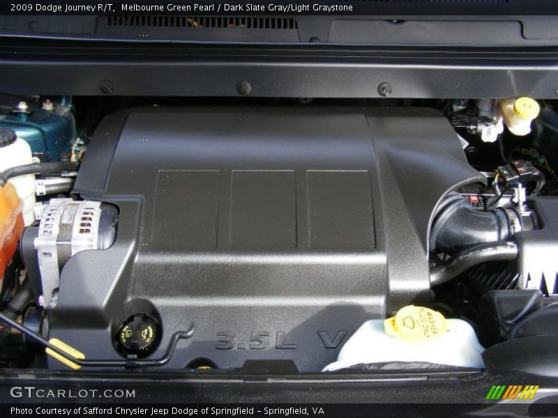 Melbourne Green Pearl / Dark Slate Gray/Light Graystone 2009 Dodge Journey R/T