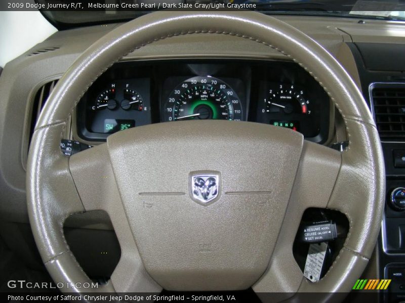 Melbourne Green Pearl / Dark Slate Gray/Light Graystone 2009 Dodge Journey R/T