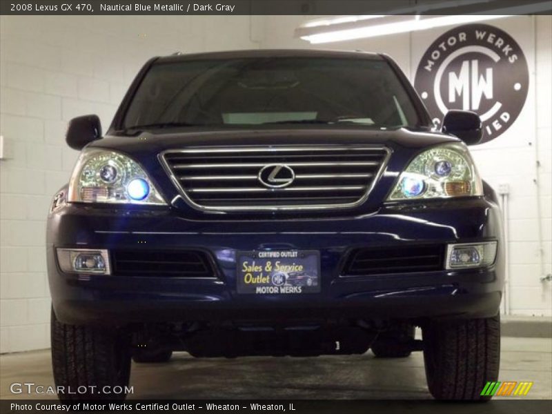 Nautical Blue Metallic / Dark Gray 2008 Lexus GX 470